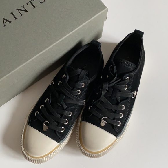 ALLSAINTS Jazmin women’s leather sneakers - Picture 2 of 6